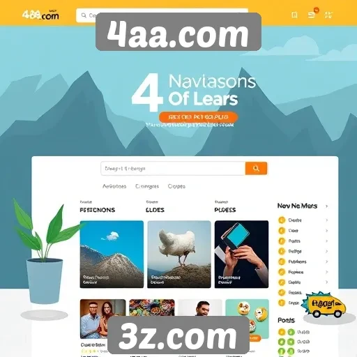 Mudanças recentes na navegação do site 4aa.com